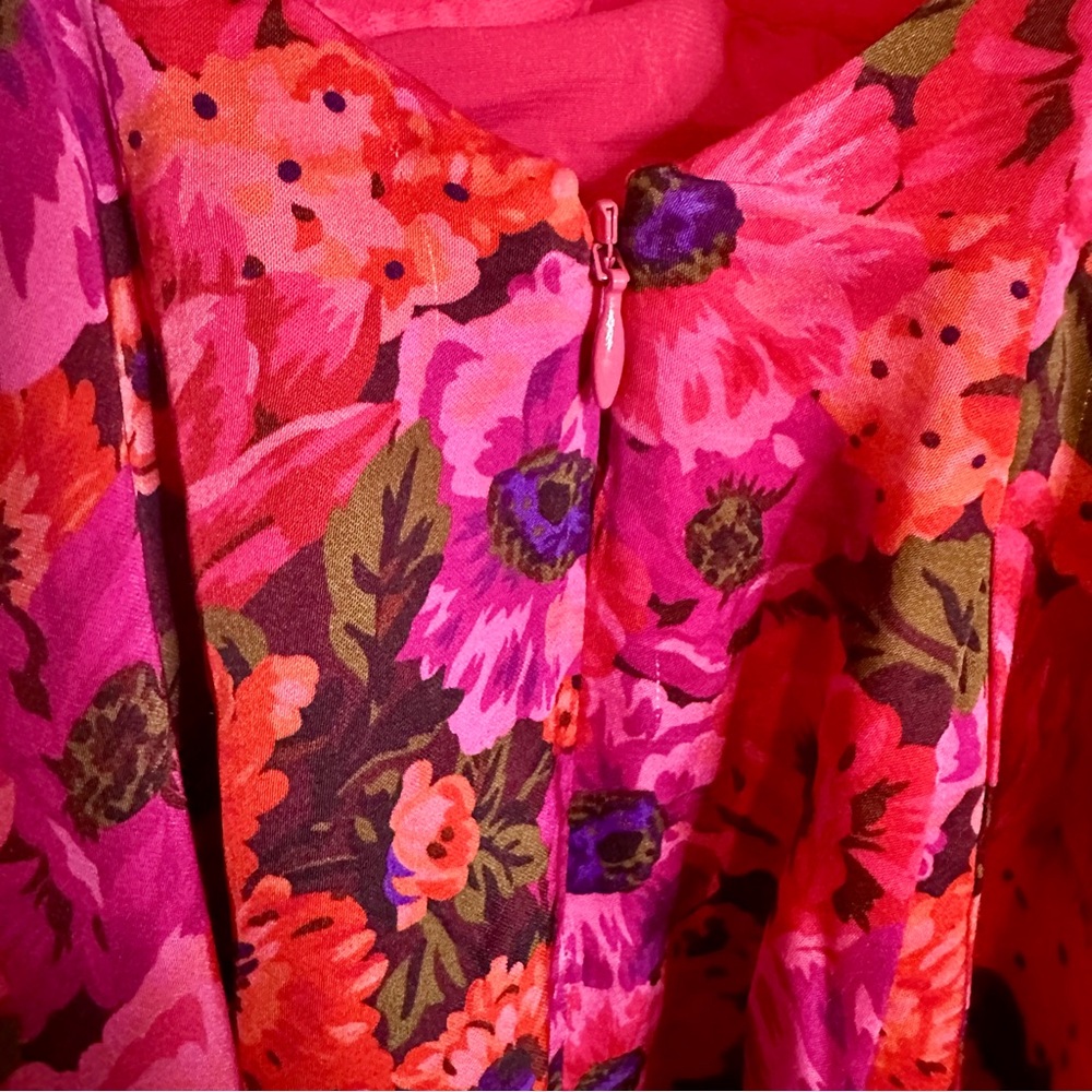 🔆 For Love And Lemons Pink Wendy Mini Dress - Picture 7 of 8